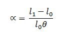 linear expansivity formula