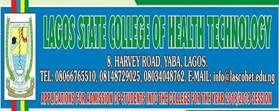Lagos state college of health technology admission