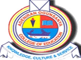 adeniran ogunsanya college of education logo