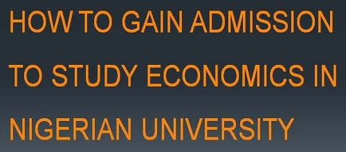 Study Economics in Nigeria