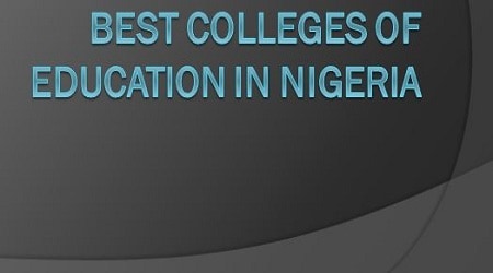 best colleges of education in nigeria