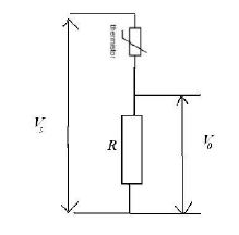 thermistor as temperature sensor in potential divider
