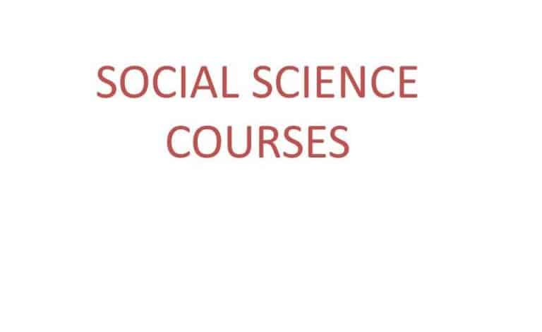 social science courses