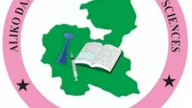 aliko dangote college of nursing sciences logo