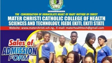 mater christi catholic college of health admission