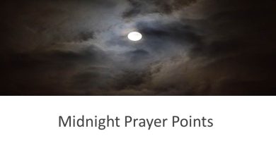 midnight prayer points