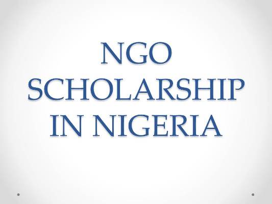 NGO scholarship in Nigeria