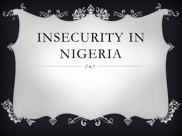 insecurity in nigeria