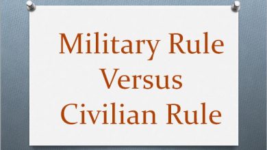 military vs civilian rule