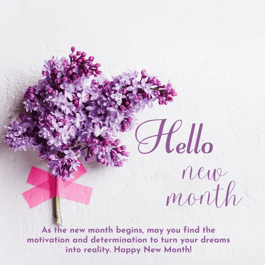 New month message