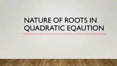 Nature of roots in quadratic eqaution