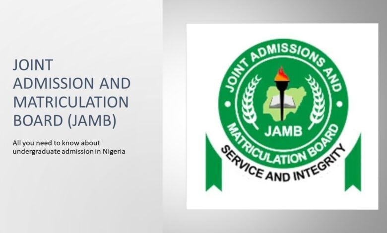 undergraduate admission through JAMB